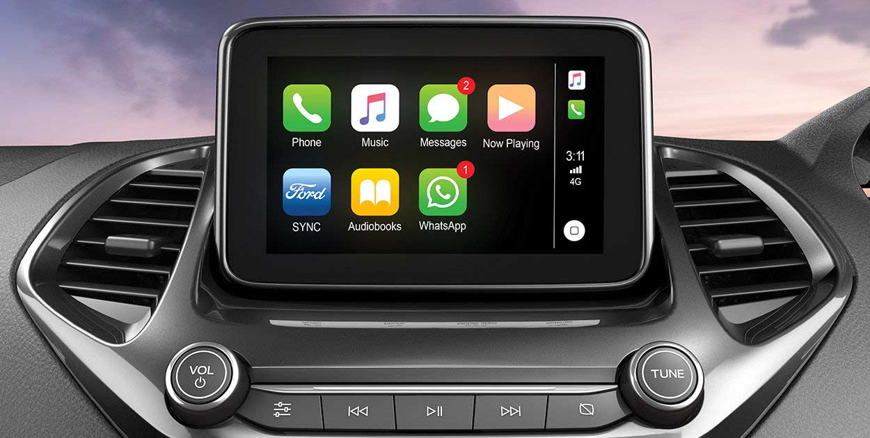 New Ford Aspire SYNC3 Infotainment System 2018