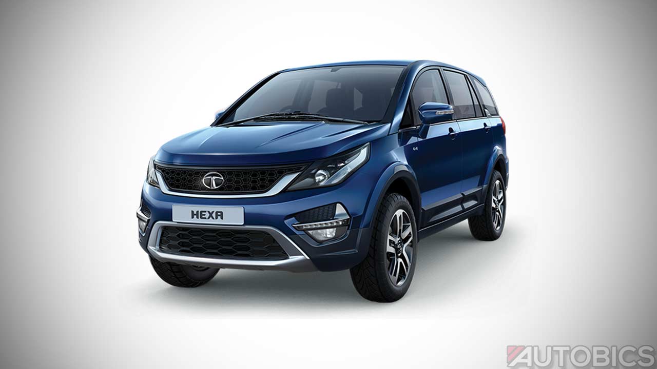 Tata Hexa Arizona Blue