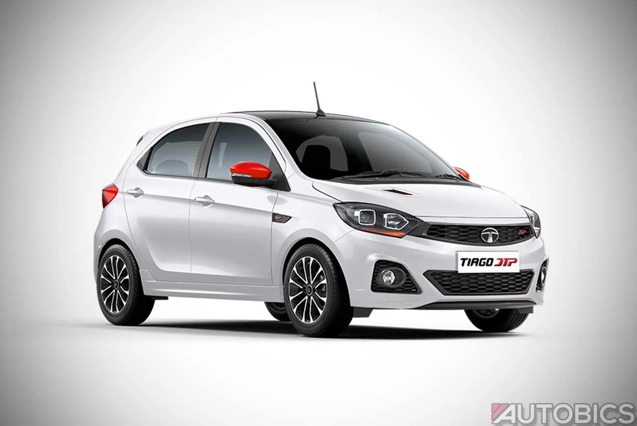 2018 Tata Tiago JTP Red Front Quarter