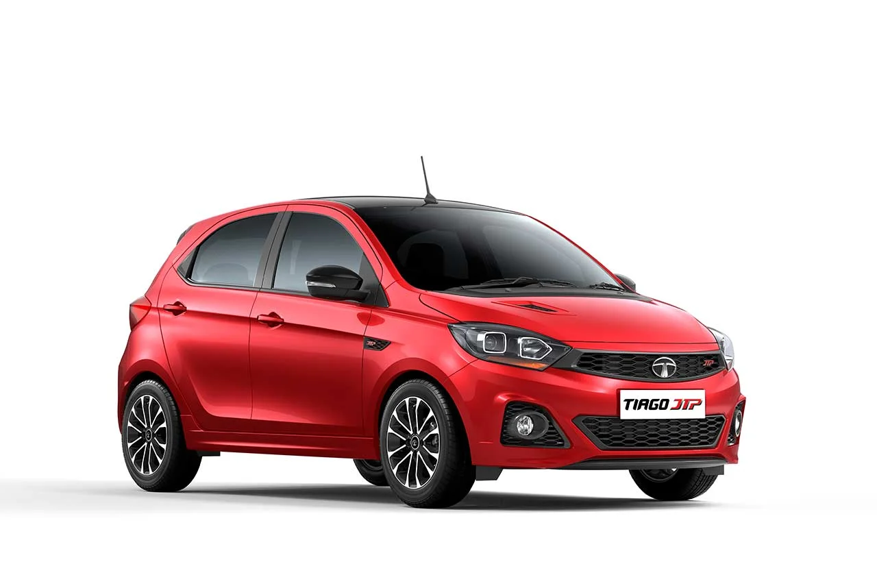 Tata Tiago JTP Red Front Quarter 2018