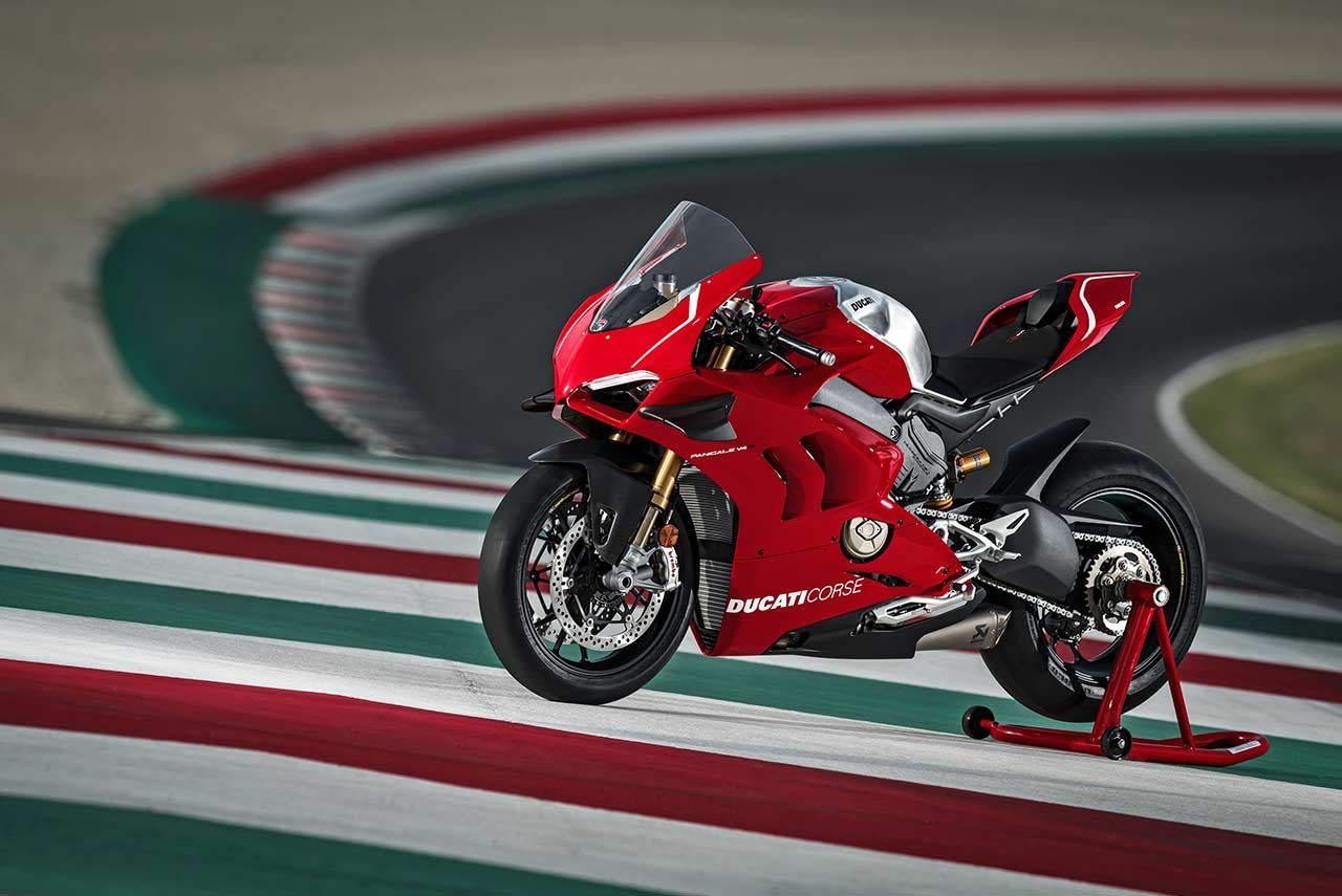 2019 Ducati Panigale V4R Front Quarter on Track