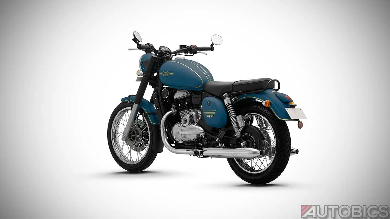 Jawa Forty Two Starlight Blue Rear Left 2018