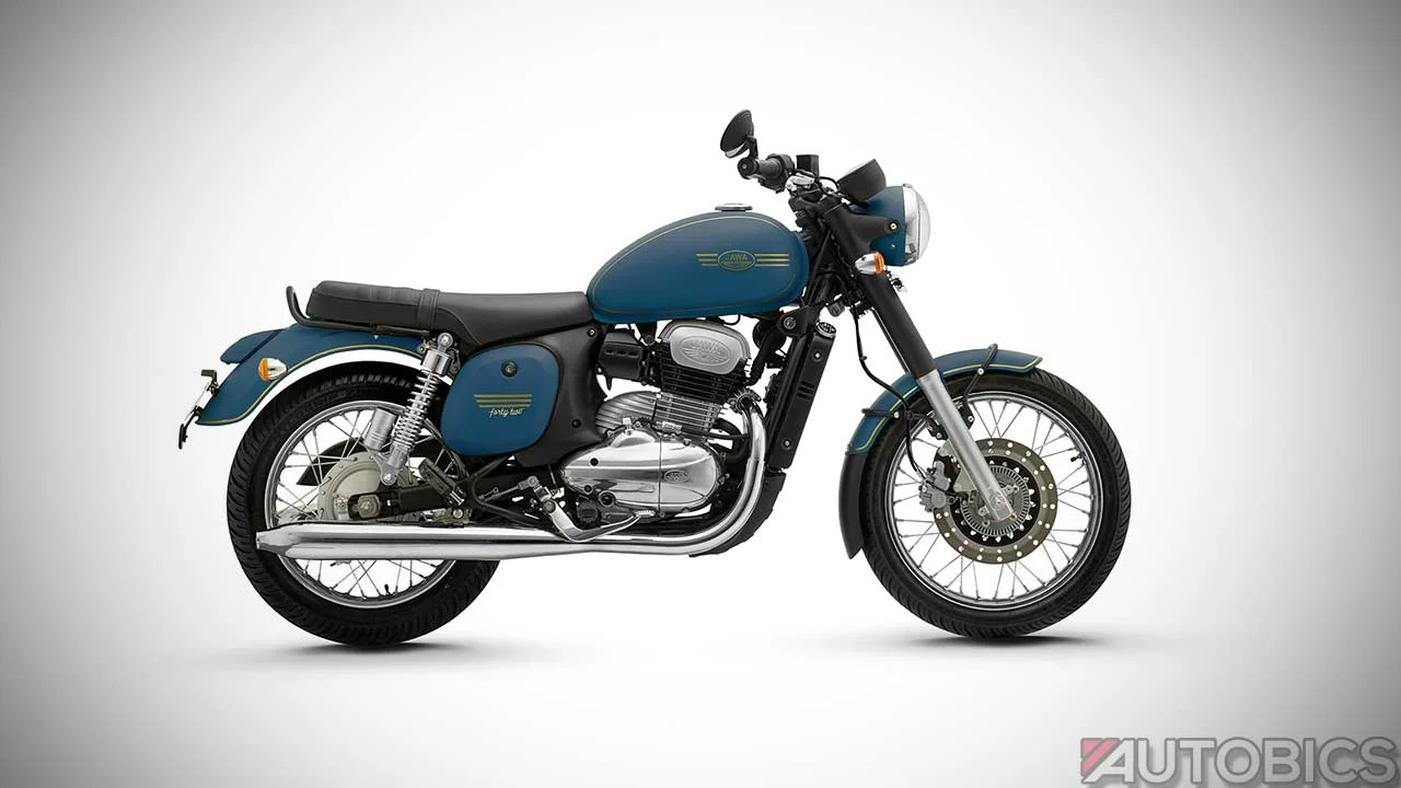 Jawa Forty Two Starlight Blue Right Side 2018