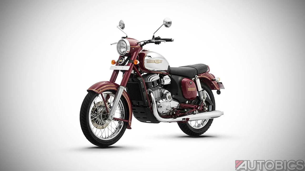 Jawa Maroon Front Left 2018