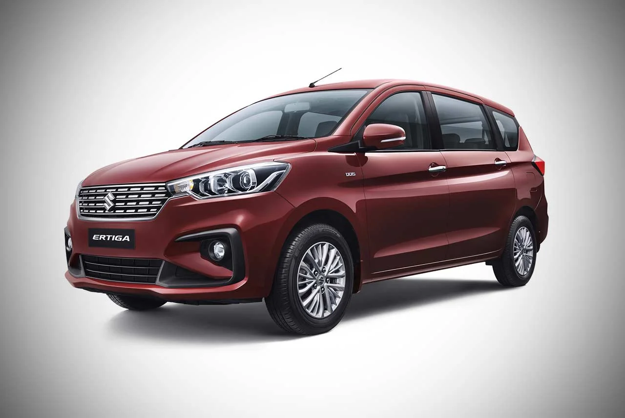 New Maruti Suzuki Ertiga Pearl Metallic Auburn Red 2018