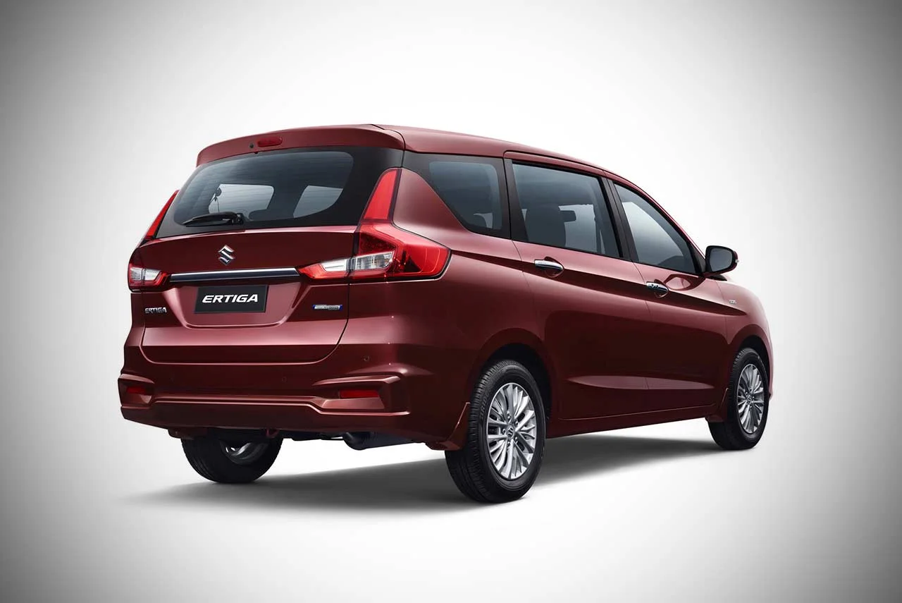 New Maruti Suzuki Ertiga Rear Quarter 2018