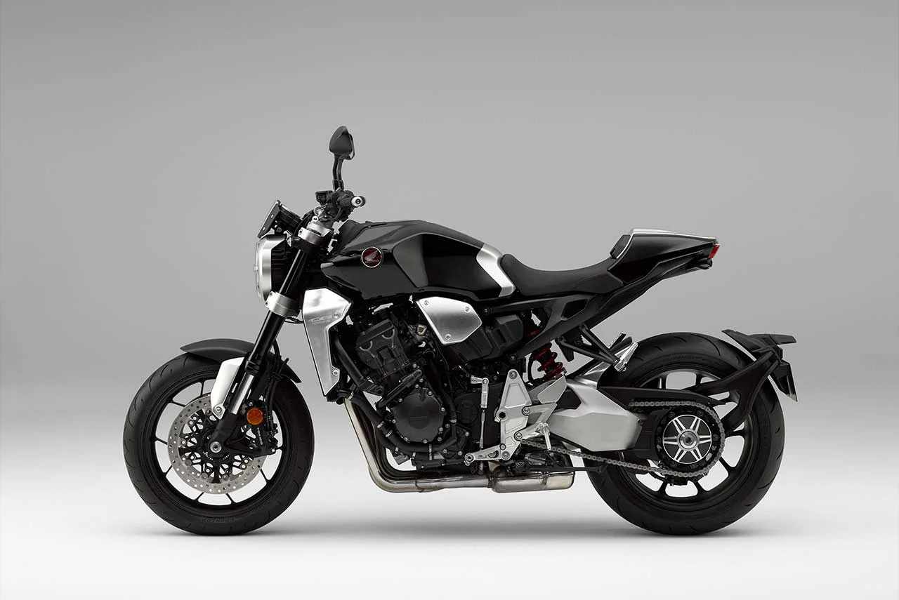 Honda CB1000R+ Graphite Black Left side 2019