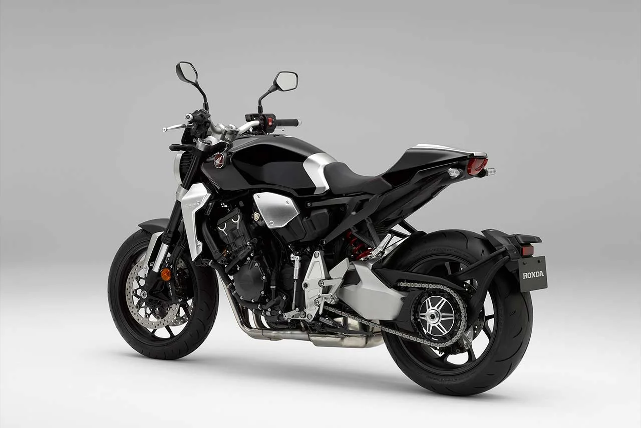 Honda CB1000R+ Graphite Black Rear Left 2019
