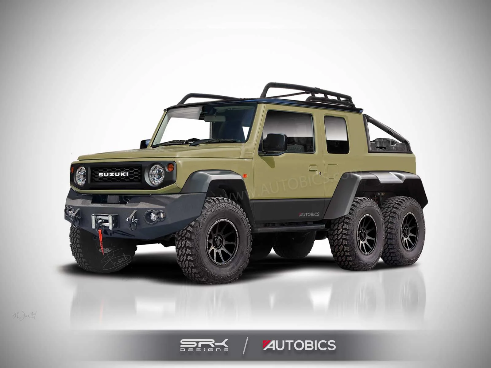 Suzuki Jimny 6X6 by SRK Designs
