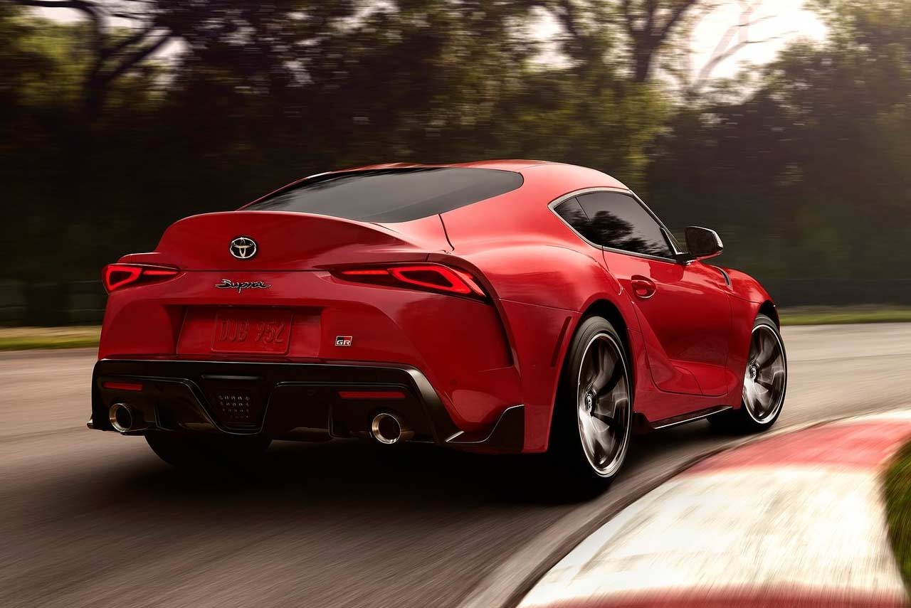 New Toyota Supra Top Rear -