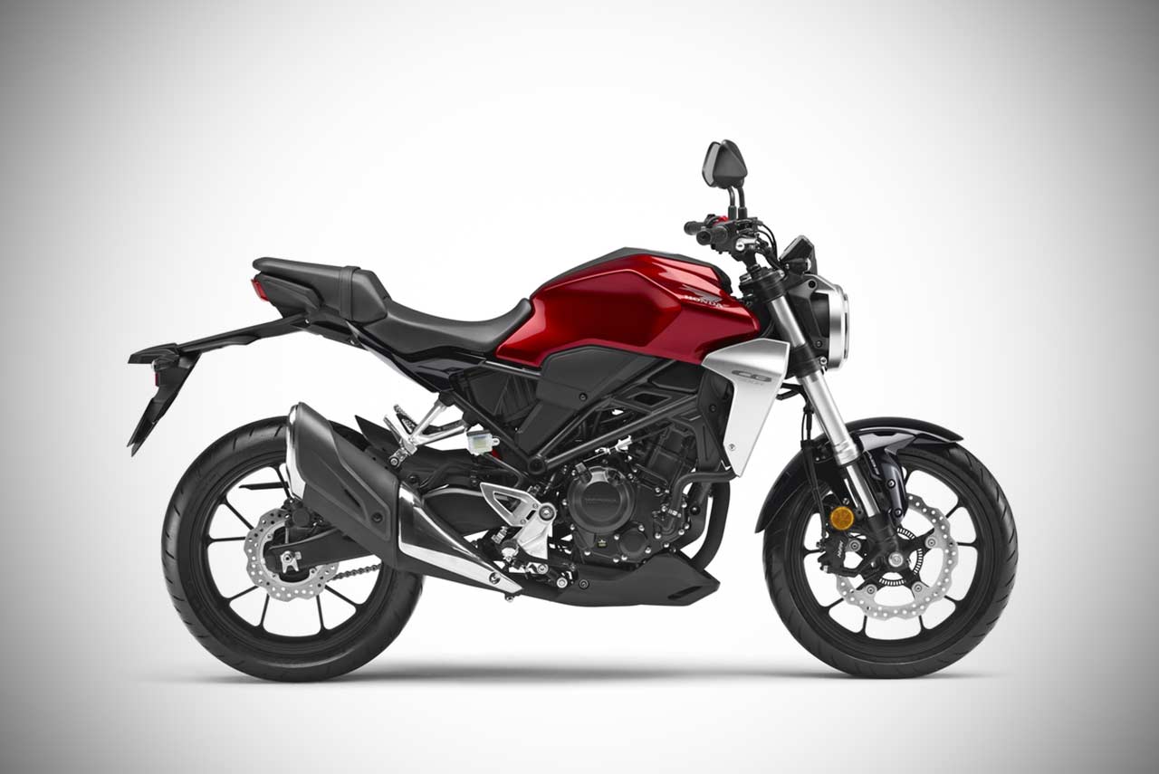 2019 Honda CB300R Candy Chromosphere Red