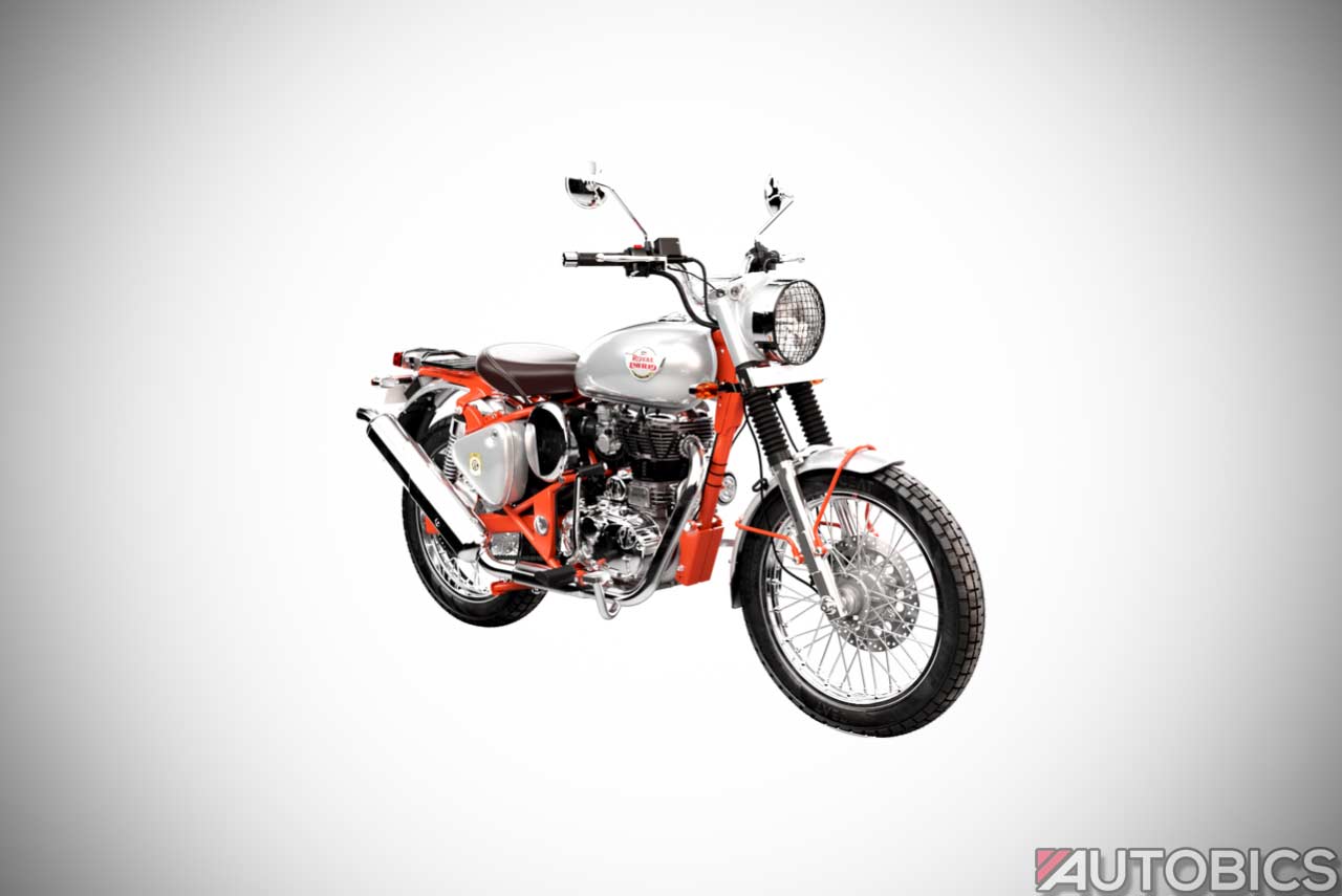 Royal Enfield Bullet Trials 350 Red Front 2019