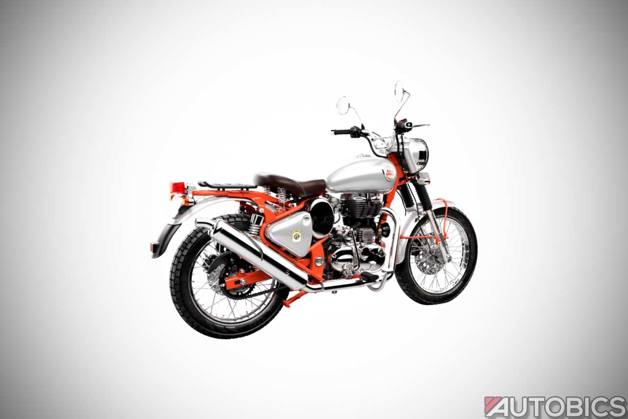 Royal Enfield Bullet Trials 350 Red Rear 2019