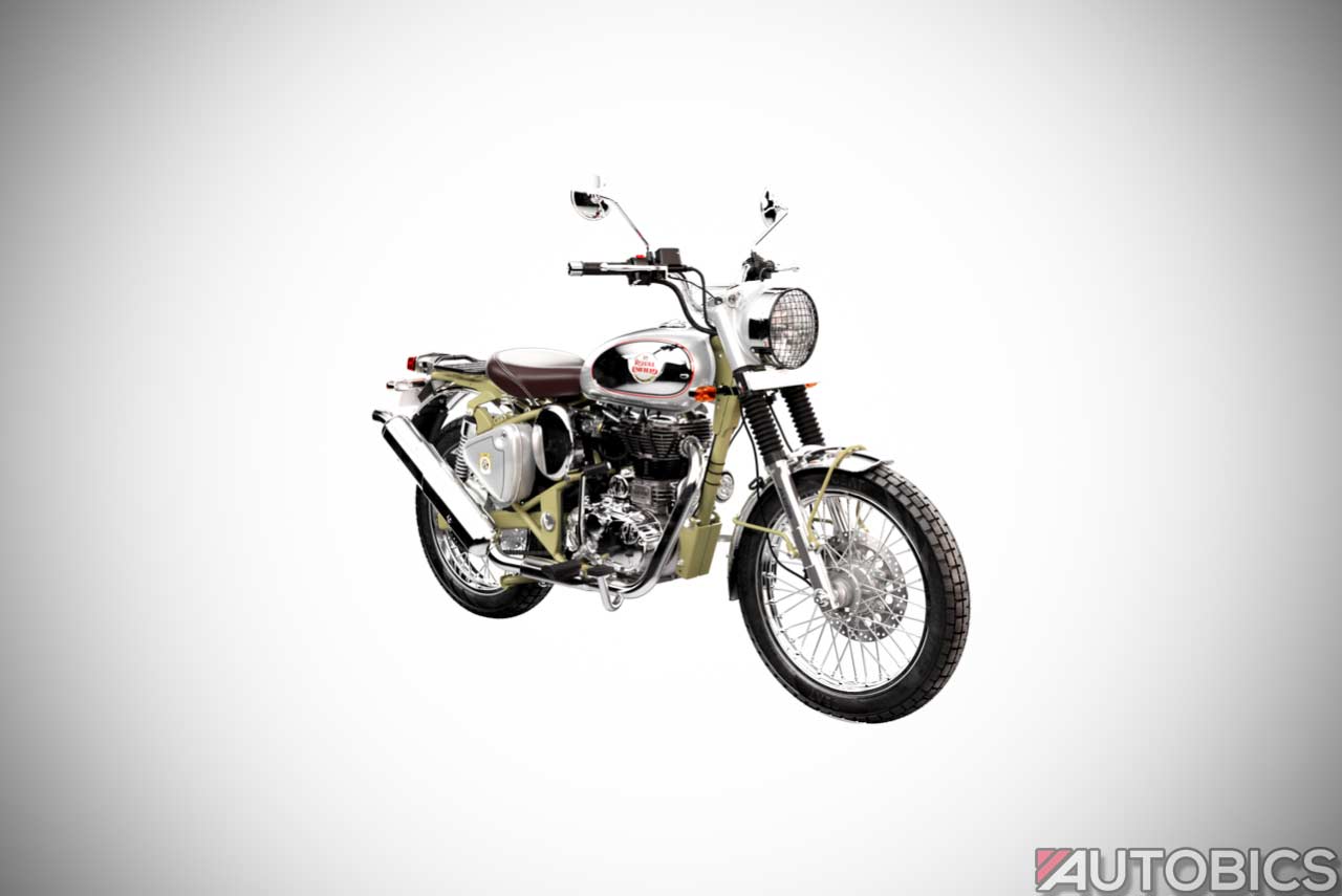Royal Enfield Bullet Trials 500 Green Front 2019