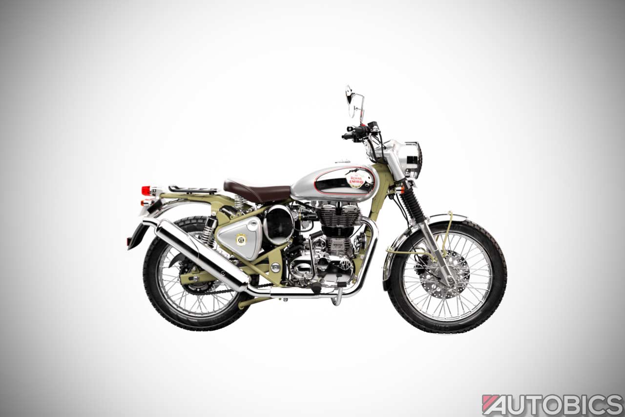 Royal Enfield Bullet Trials 500 Green Side 2019