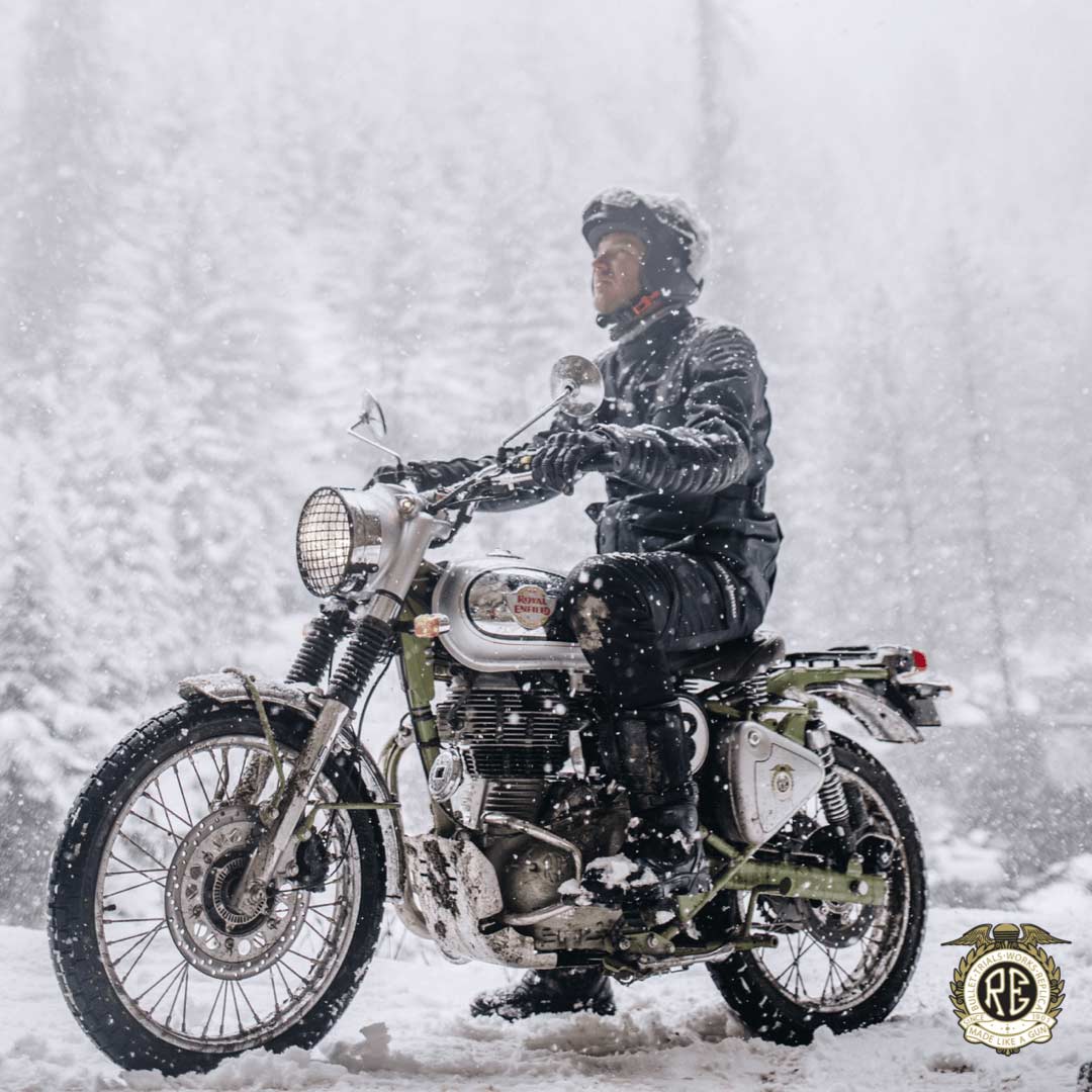 Royal Enfield Bullet Trials 500 Snow