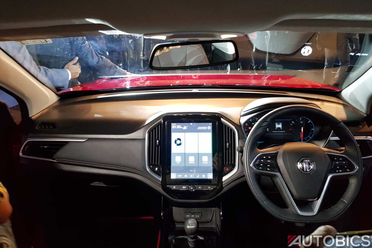 MG Hector Interior Dashboard 2019