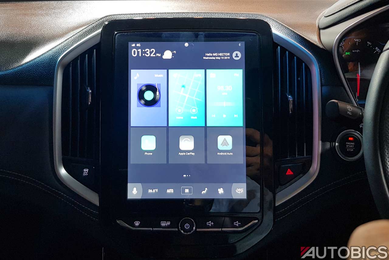 MG Hector Touchscreen 2019