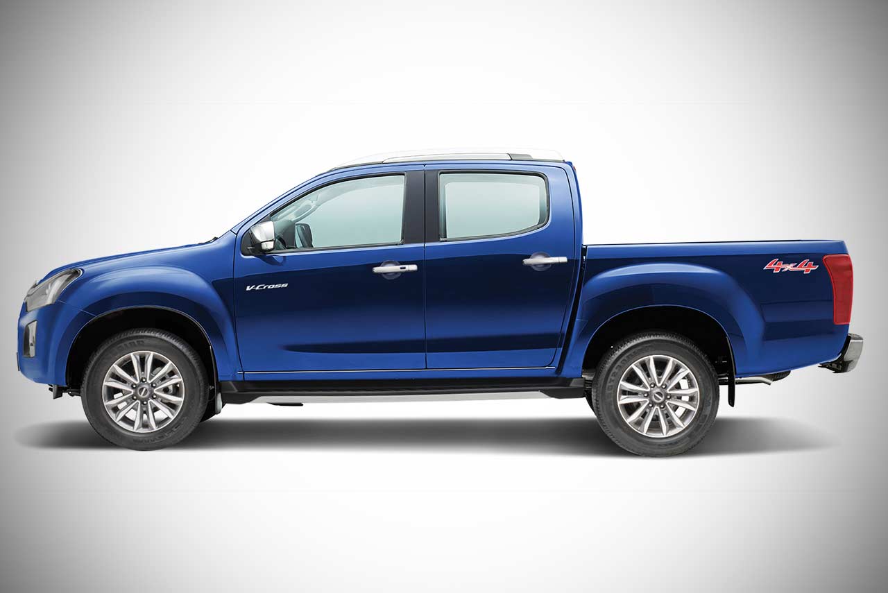 Isuzu D-Max V-Cross Sapphire Blue Left 2019