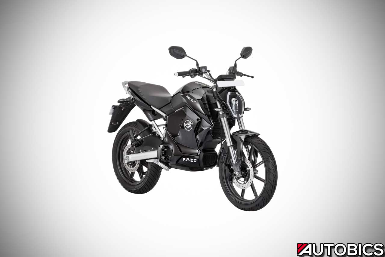 Revolt RV 400 Cosmic Black Front Right 2019