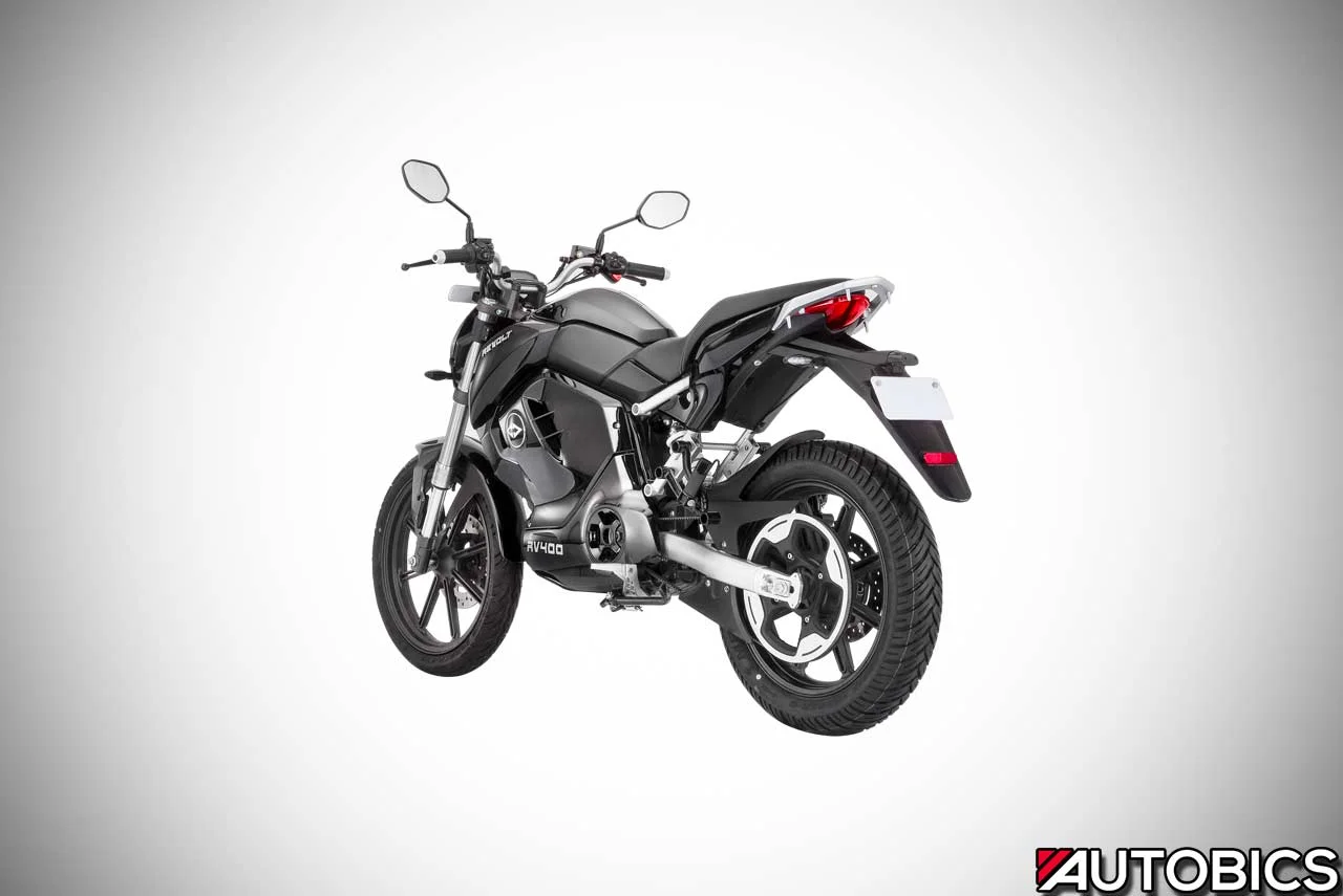Revolt RV 400 Cosmic Black Rear Left 2019