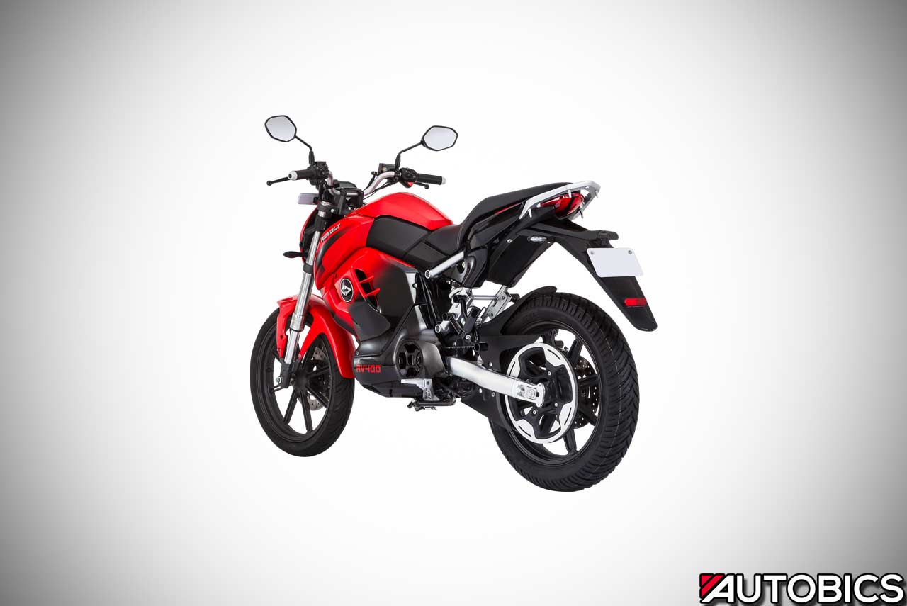 Revolt RV 400 Rebel Red Rear Left 2019