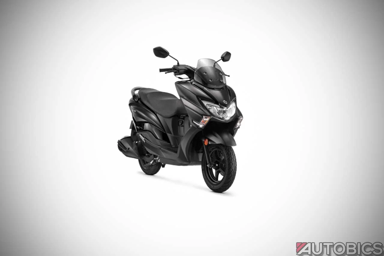 2019 Suzuki Burgman Street Matte Black Front Right