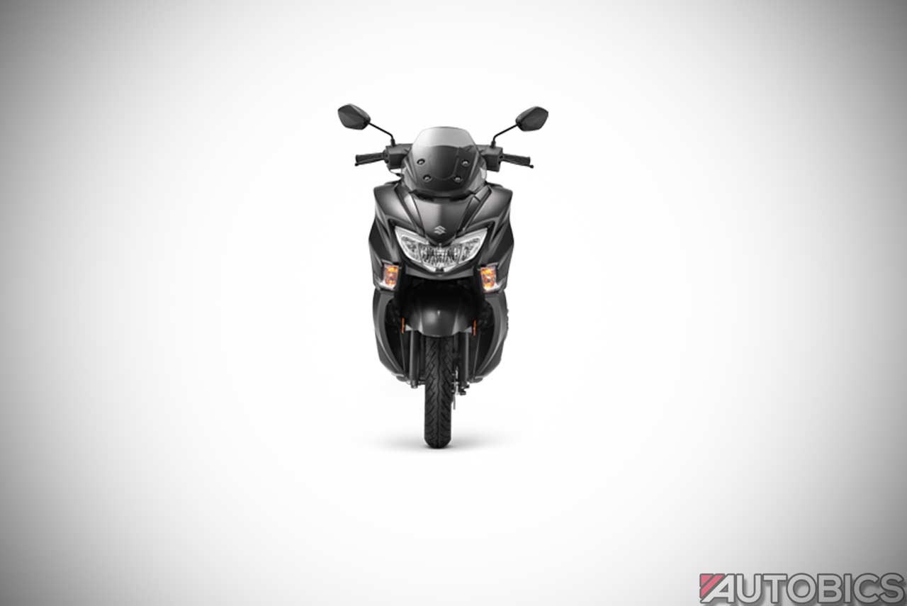 2019 Suzuki Burgman Street Matte Black Front