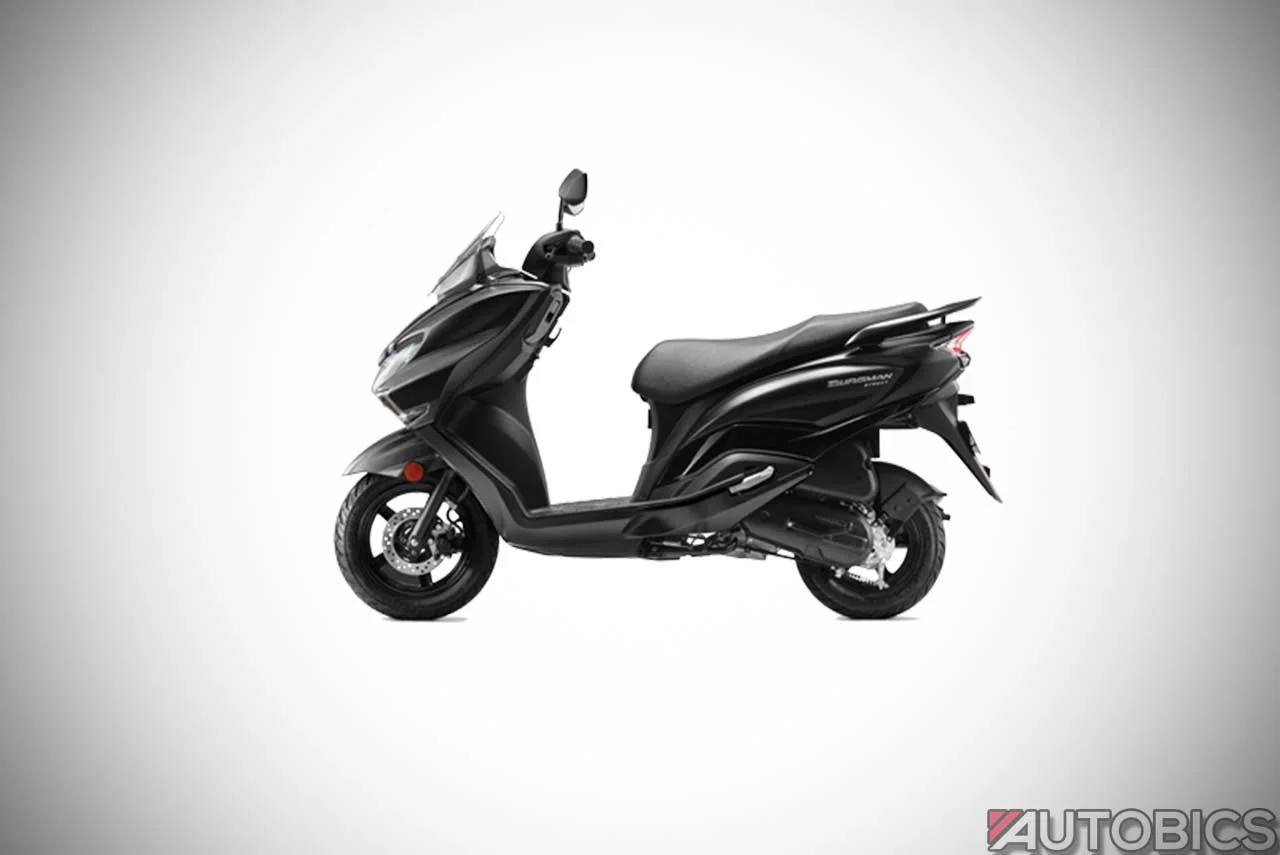 2019 Suzuki Burgman Street Matte Black Left Side