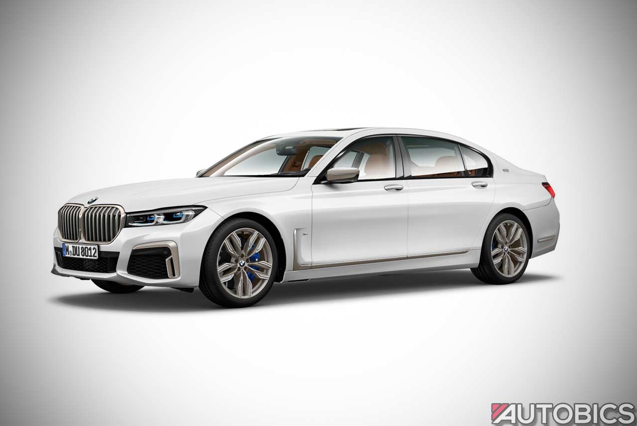 BMW M760Li xDrive Mineral White Metallic 2019