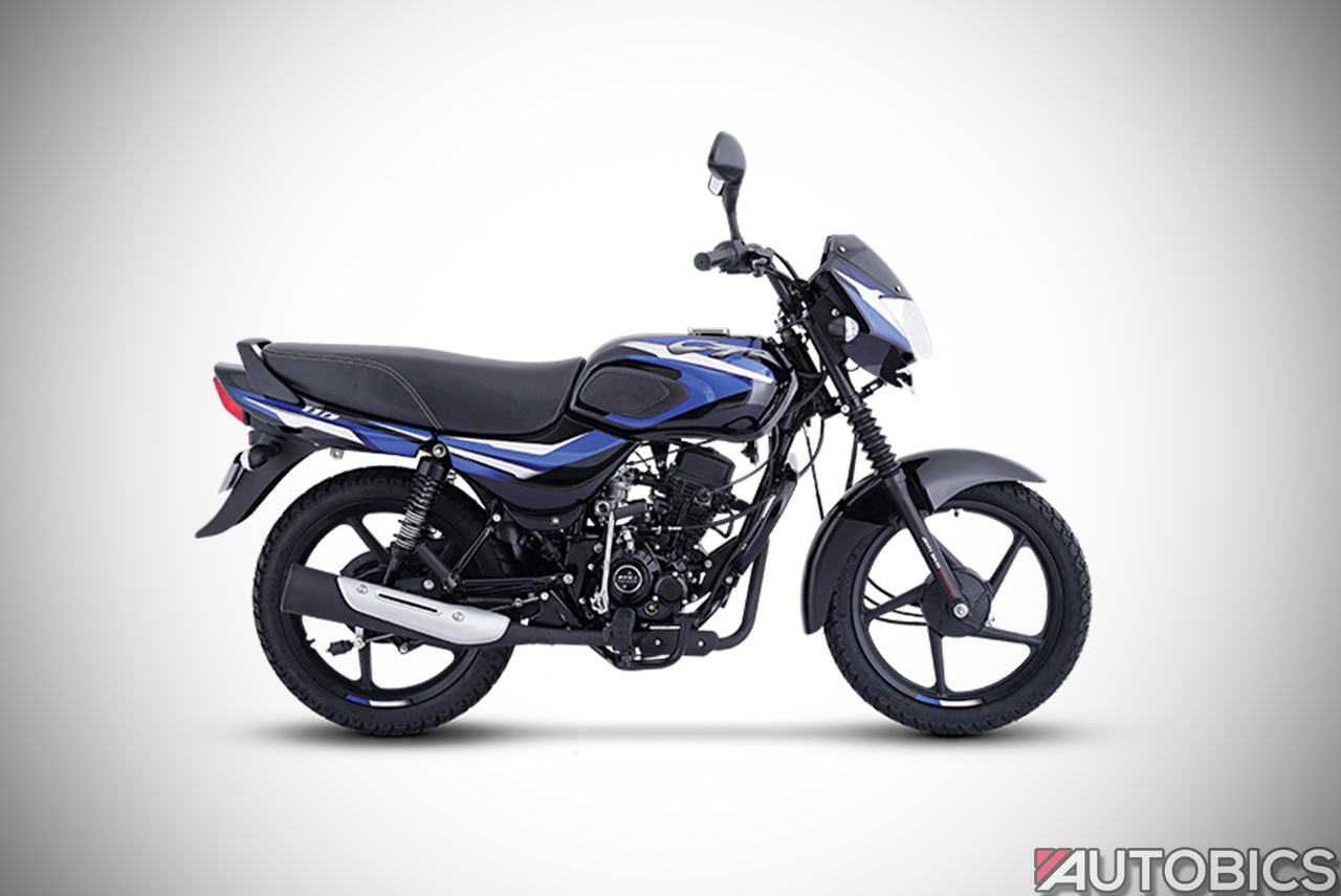 Bajaj CT110 Gloss Ebony Black 2019