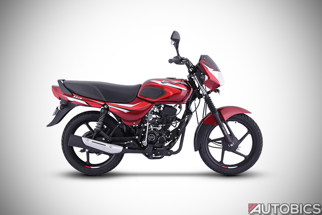 Bajaj CT110 Gloss Flame Red 2019