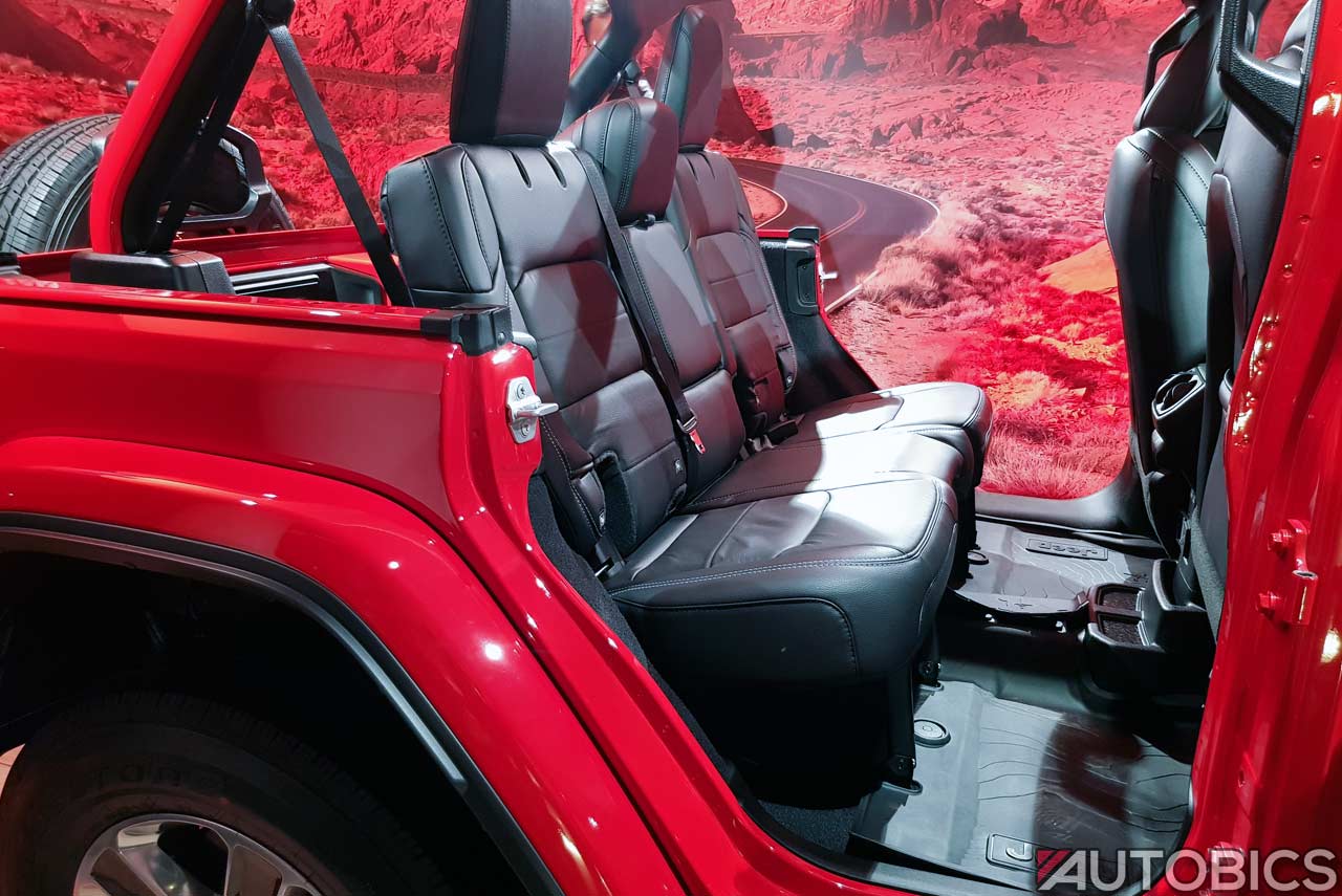 2019 Jeep Wrangler Unlimited Rear Seats