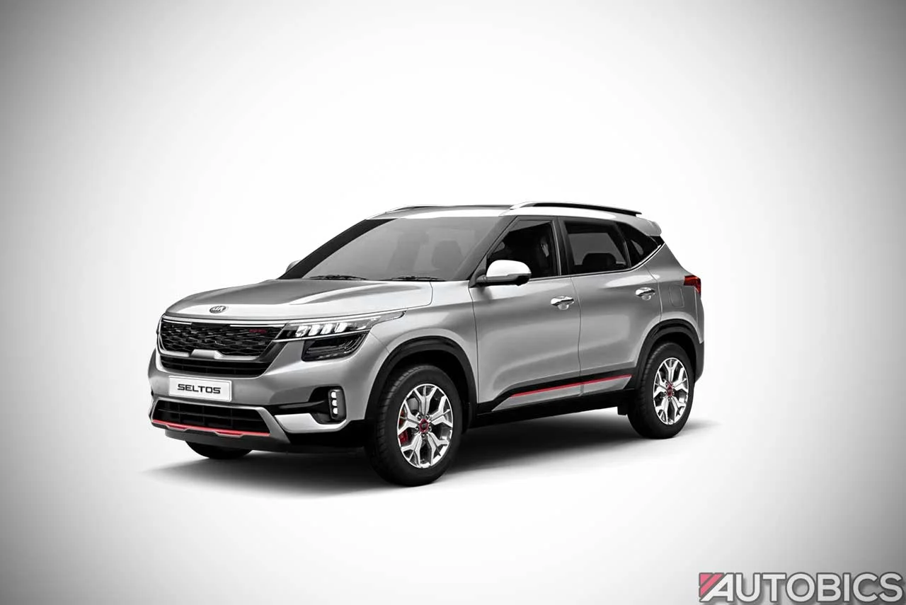 2019 Kia Seltos Blue Rear Quarter