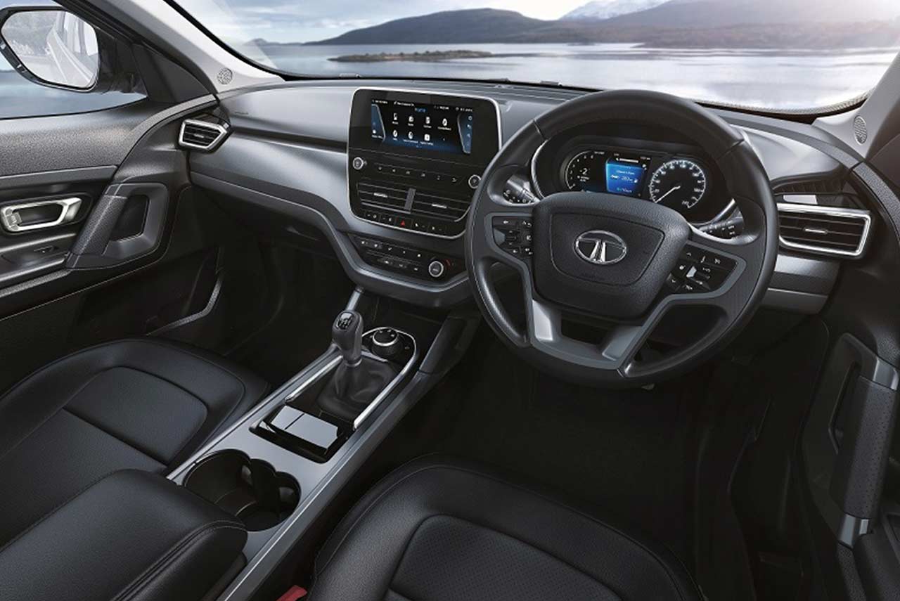 Tata Harrier Dark Edition Interior Dashboard 2019