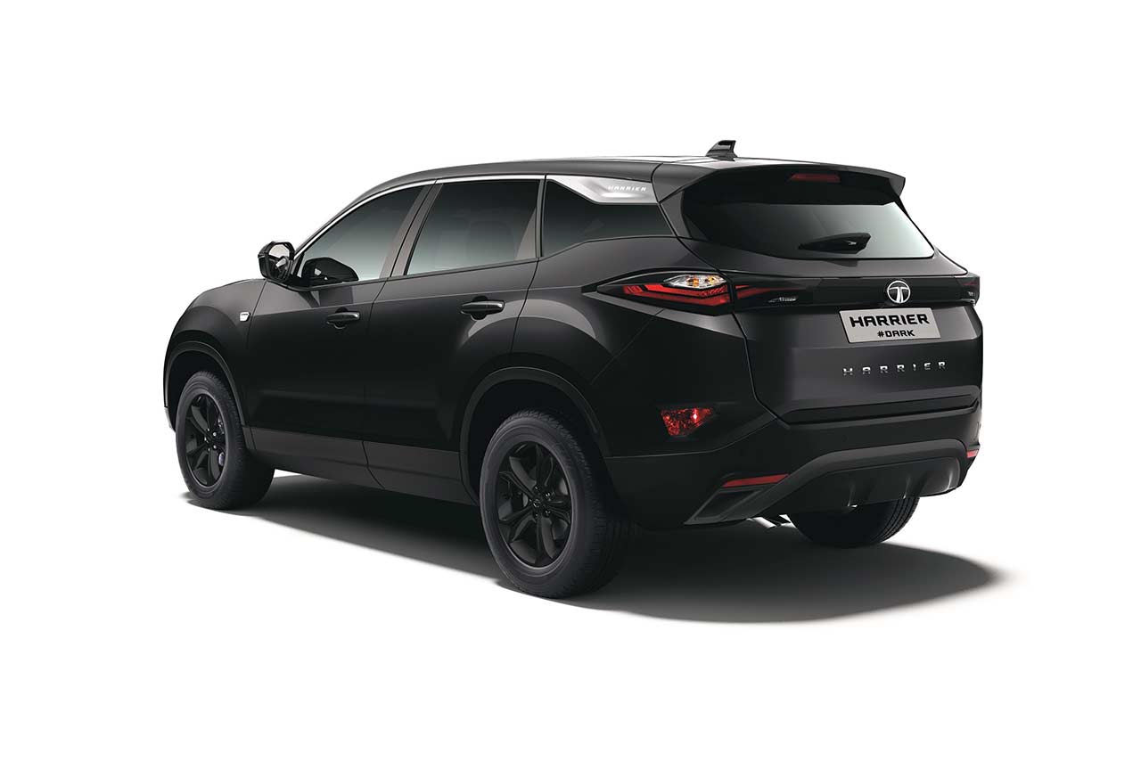 Tata Harrier Dark Edition Rear Quarter 2019