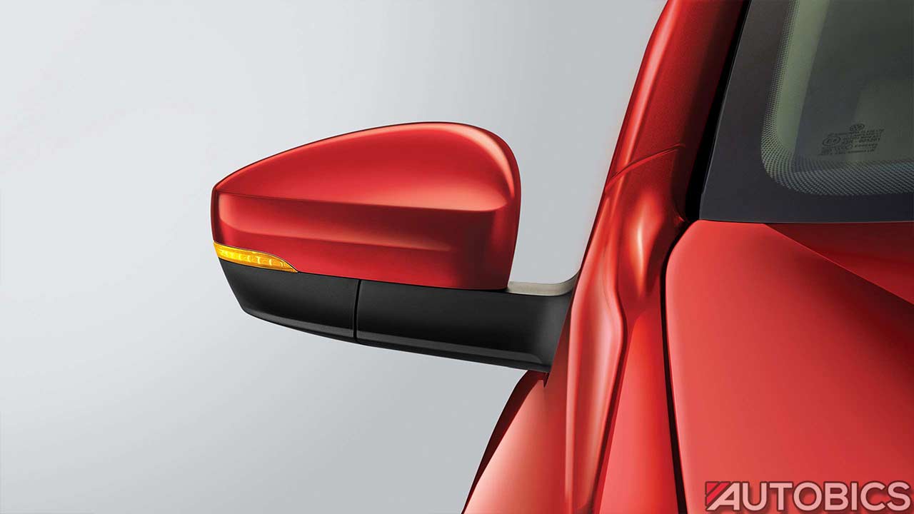 vw polo rear view mirror