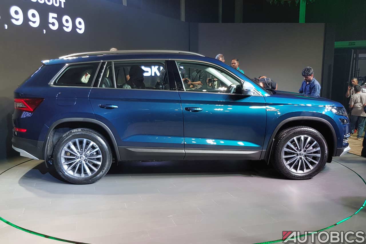 Skoda Kodiaq Scout Side View 2019
