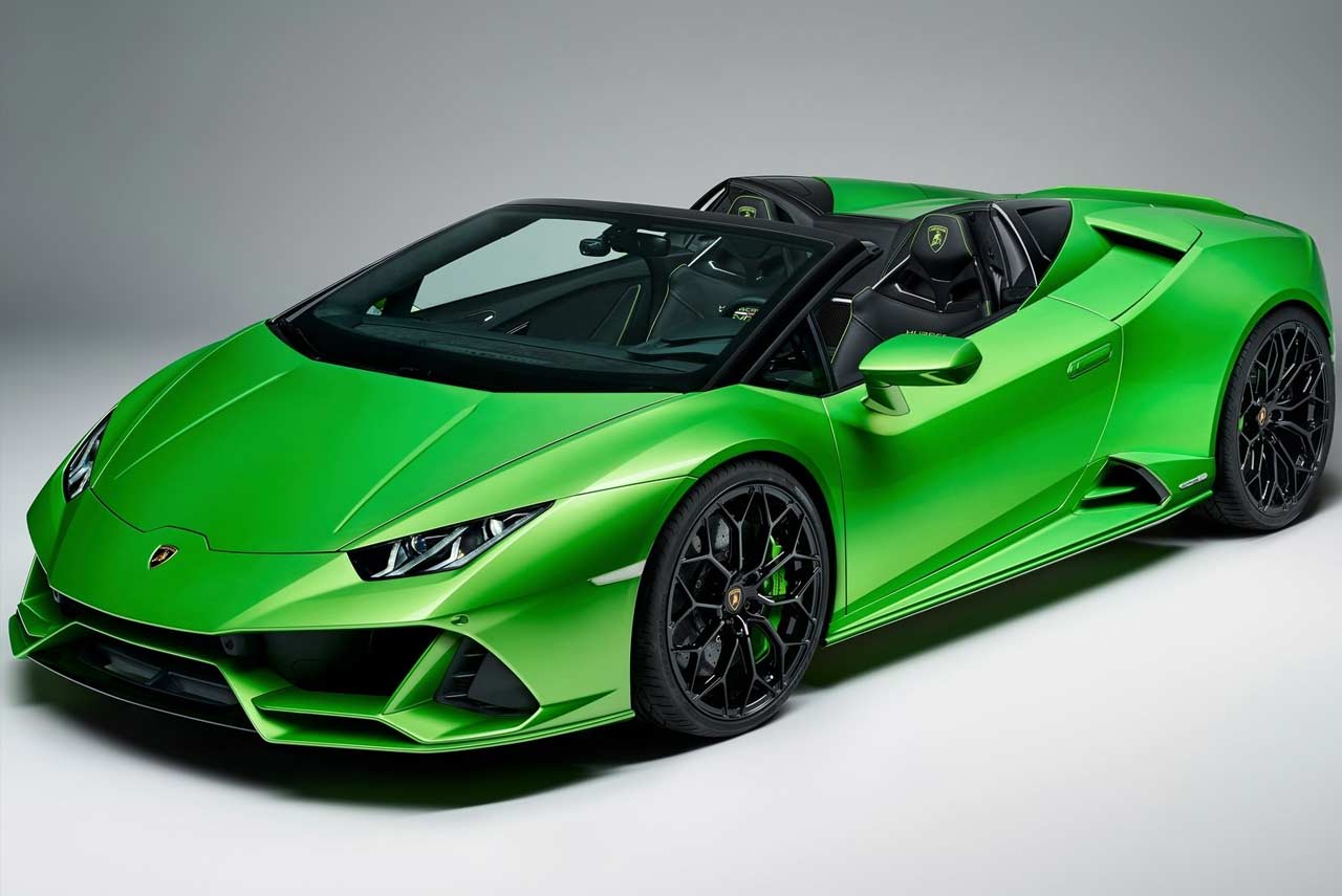 Lamborghini Huracan Evo Spyder Front Quarter 2019