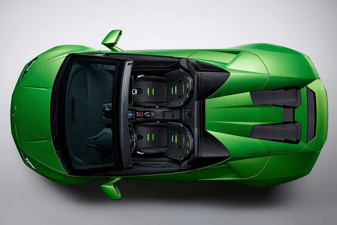 Lamborghini Huracan Evo Spyder Top Down 2019
