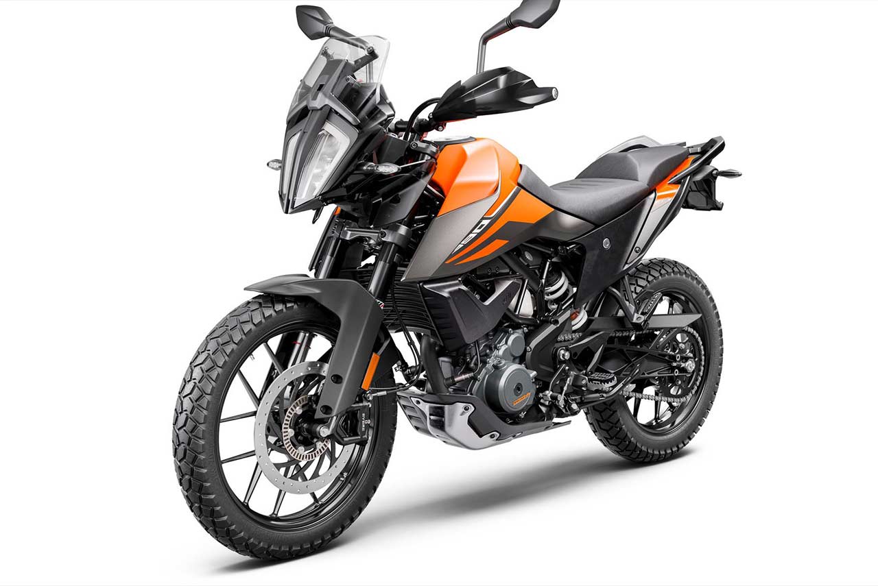 KTM 390 Adventure Orange Front Left 2020