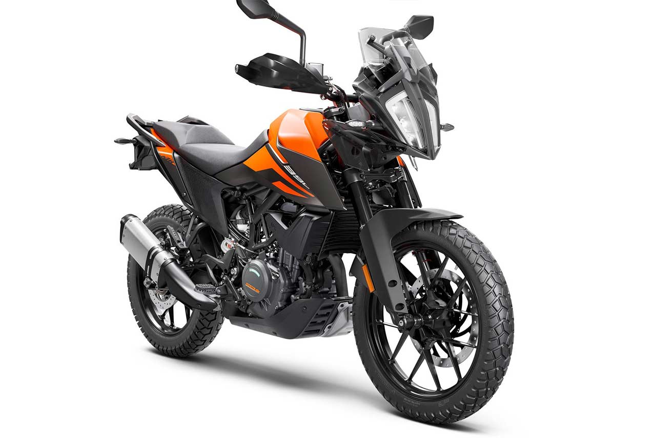 KTM 390 Adventure Orange Front Right 2020