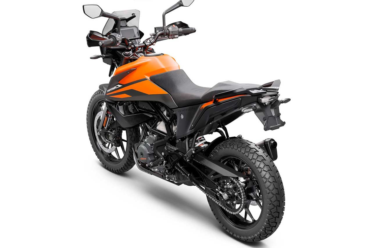 KTM 390 Adventure Orange Rear Left 2020