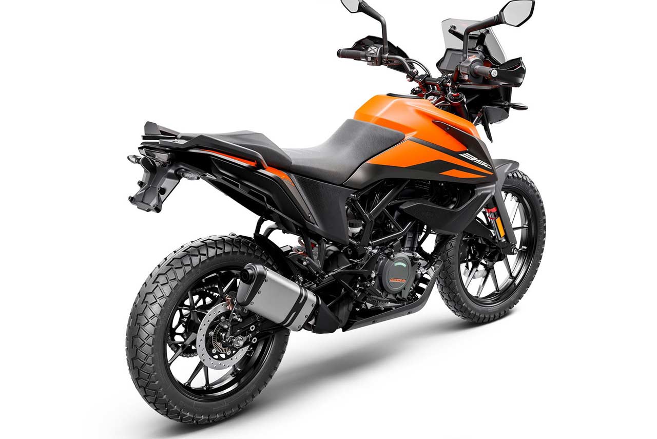 KTM 390 Adventure Orange Rear Right 2020