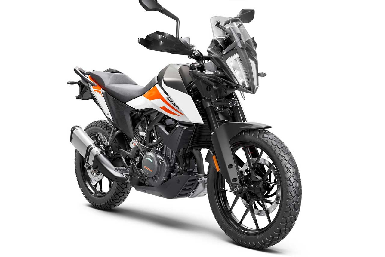 KTM 390 Adventure White Front Right 2020