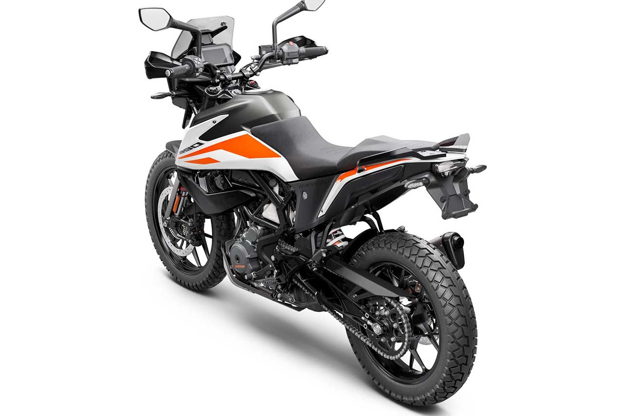 KTM 390 Adventure White Rear Left 2020
