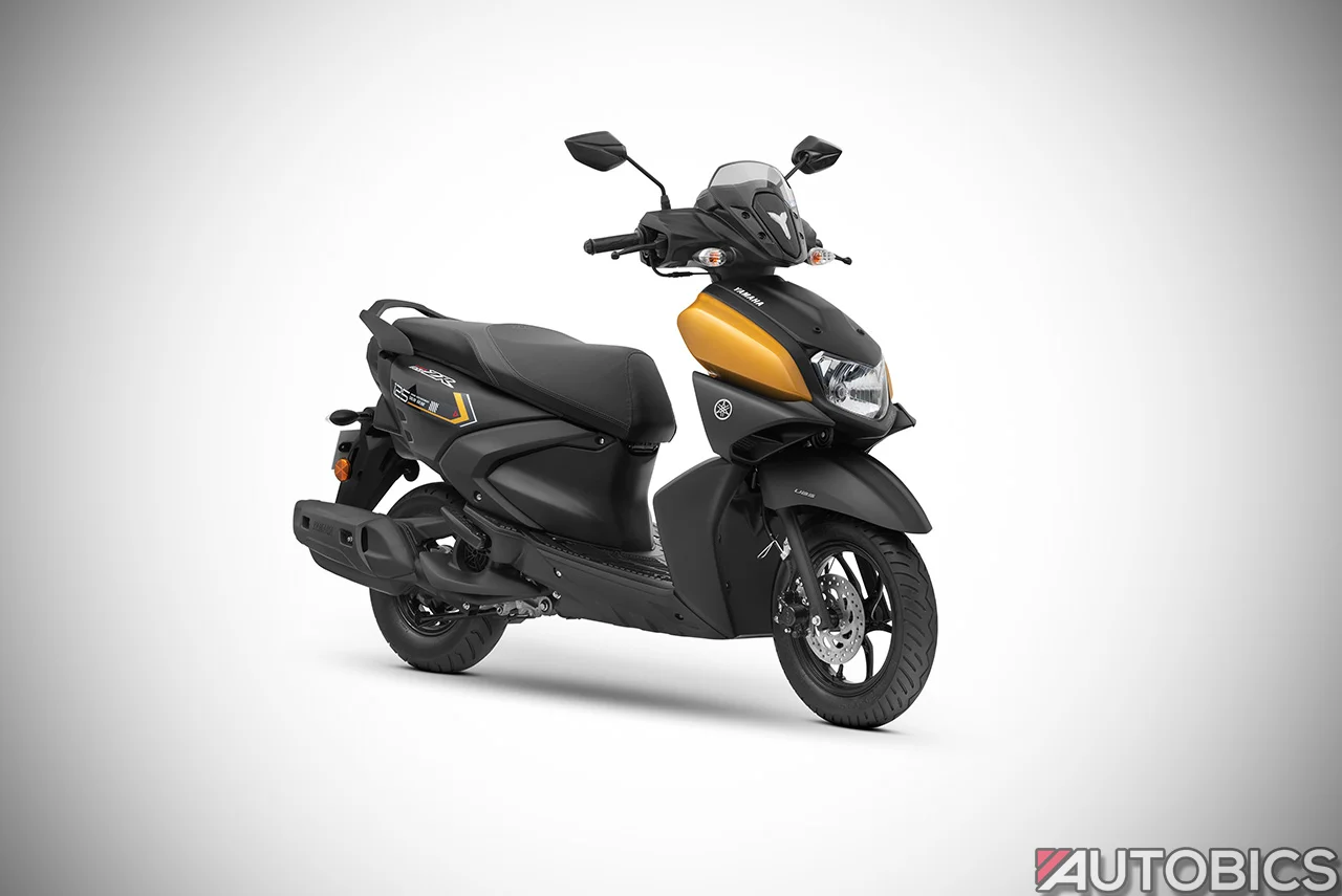 Yamaha Ray ZR 125 FI & Street Rally 125 FI scooters unveiled in India 2020 Yamaha Street Rally 125 FI Reddish Yellow Cocktail
