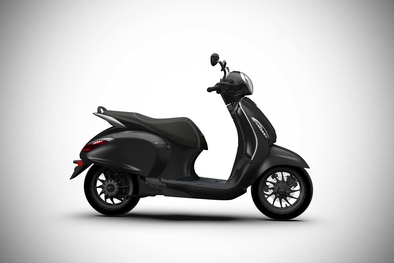 Bajaj Chetak Brooklyn Black Side 2020Bajaj Chetak Brooklyn Black Side 2020