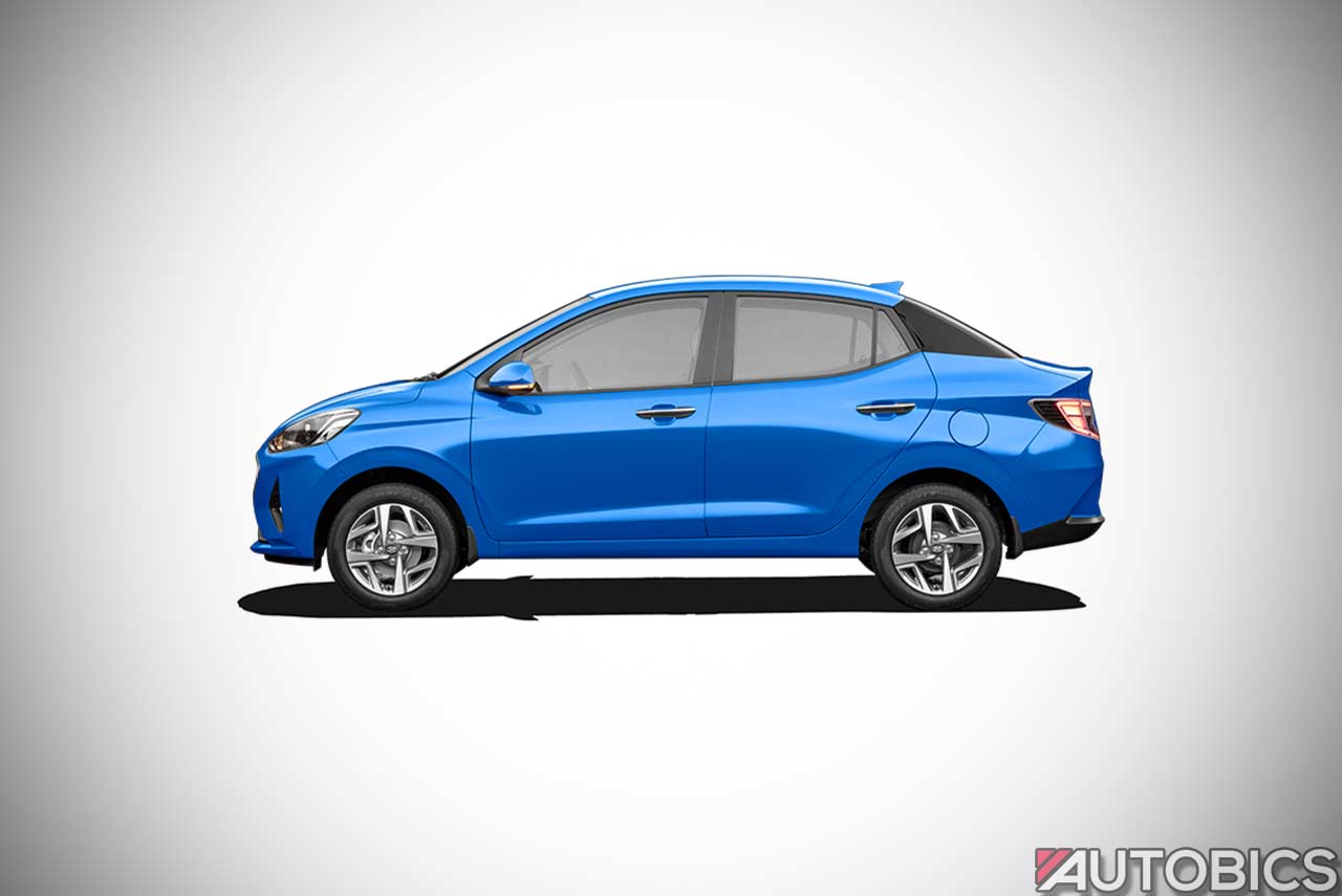 Hyundai Aura Alpha Blue 2020
