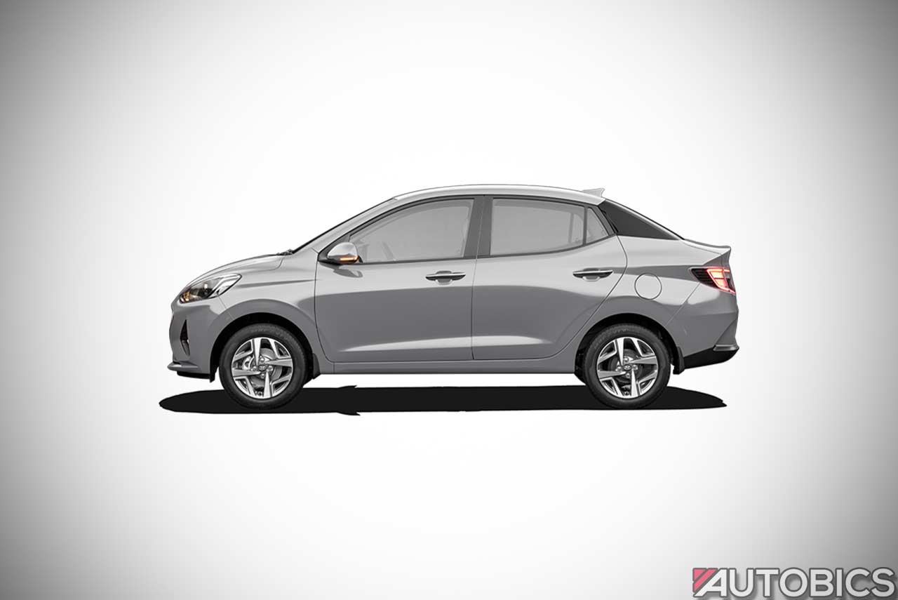 Hyundai Aura Typhoon Silver 2020
